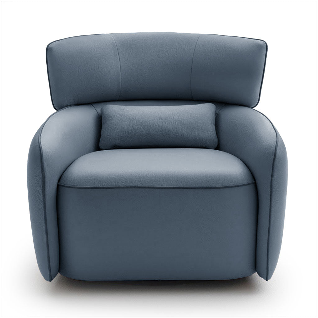 Lilly Swivel Armchair - Blue