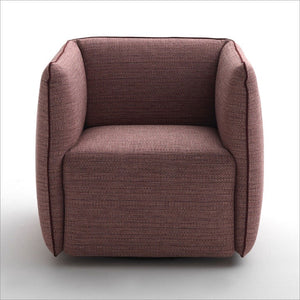 Ricco Swivel Armchair - Cameo Rose