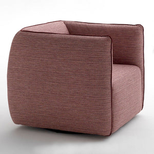 Ricco Swivel Armchair - Cameo Rose