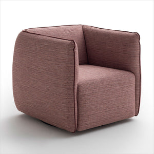 Ricco Swivel Armchair - Cameo Rose