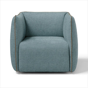 Ricco Swivel Armchair - Light Teal