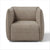 Ricco Swivel Armchair - Light Beige