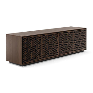 Elements 8703 Media Cabinet - Toasted Oak