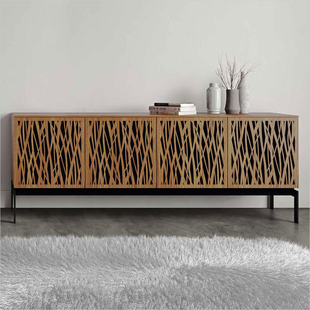 Elements 8779 TV Stand - Walnut - Console Base