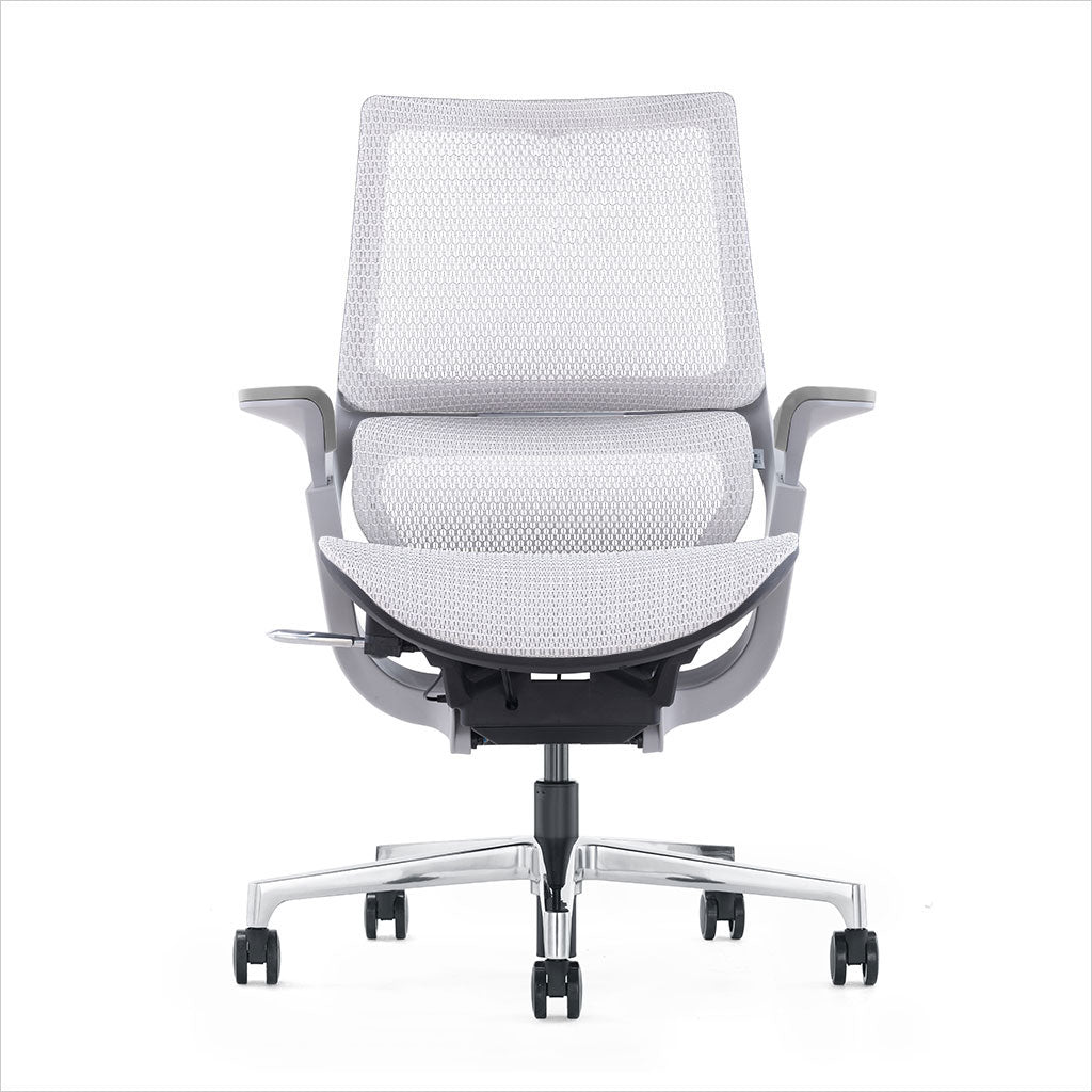 Fly LB Desk Chair - White Mesh