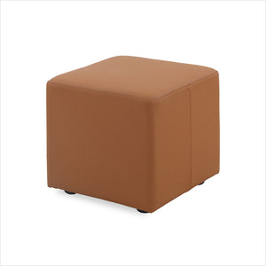 Wesson Square Ottoman - Whiskey