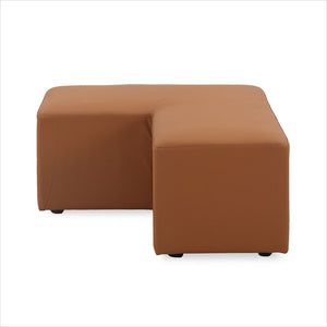 Wesson L-Shaped Ottoman - Whiskey