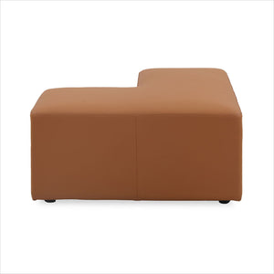 Wesson L-Shaped Ottoman - Whiskey