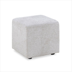 Wesson Square Ottoman - Tan Fabric