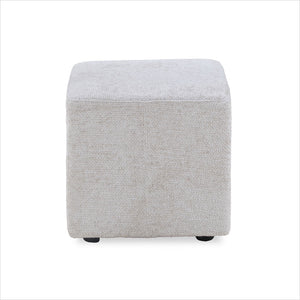 Wesson Square Ottoman - Tan Fabric