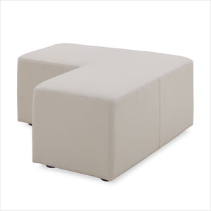 Wesson L-Shaped Ottoman - Tan