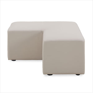 Wesson L-Shaped Ottoman - Tan