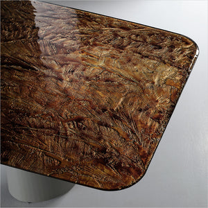 Hydra Dining Table - Burnt Orange