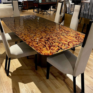 Hydra Dining Table - Burnt Orange