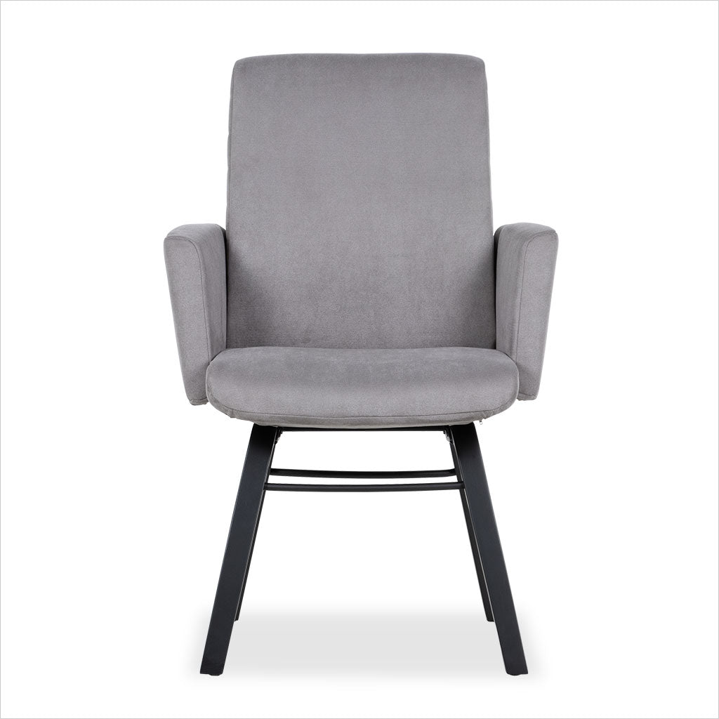 Asker HB Dining Armchair - Charcoal