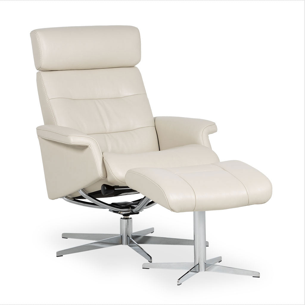 Modern swivel recliner with ottoman online
