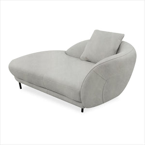 Deco Chaise - Silver Grey Gaucho