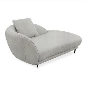 Deco Chaise - Silver Grey Gaucho