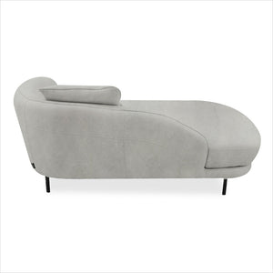 Deco Chaise - Silver Grey Gaucho