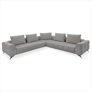 Domenico Sectional - Silver Grey