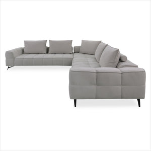 Domenico Sectional - Silver Grey