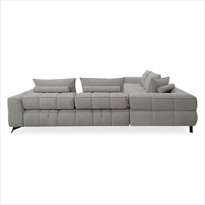 Domenico Sectional - Silver Grey