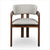 Marco Armchair - Light Stone - Walnut