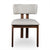 Marco Dining Chair - Light Stone - Walnut