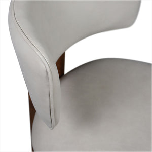 Marco Dining Chair - Light Stone - Walnut