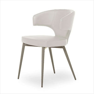 Ray Dining Chair - Off White Titanium