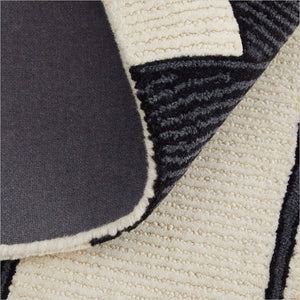 Maguire Area Rug - Ivory Black