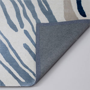 Resting Area Rug - Beige Blue