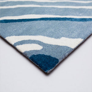 Resting Area Rug - Beige Blue