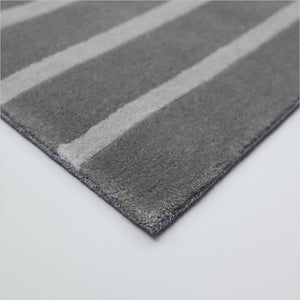 Retro Area Rug - Black Grey