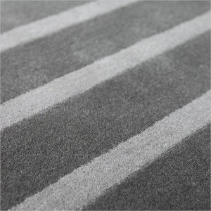 Retro Area Rug - Black Grey