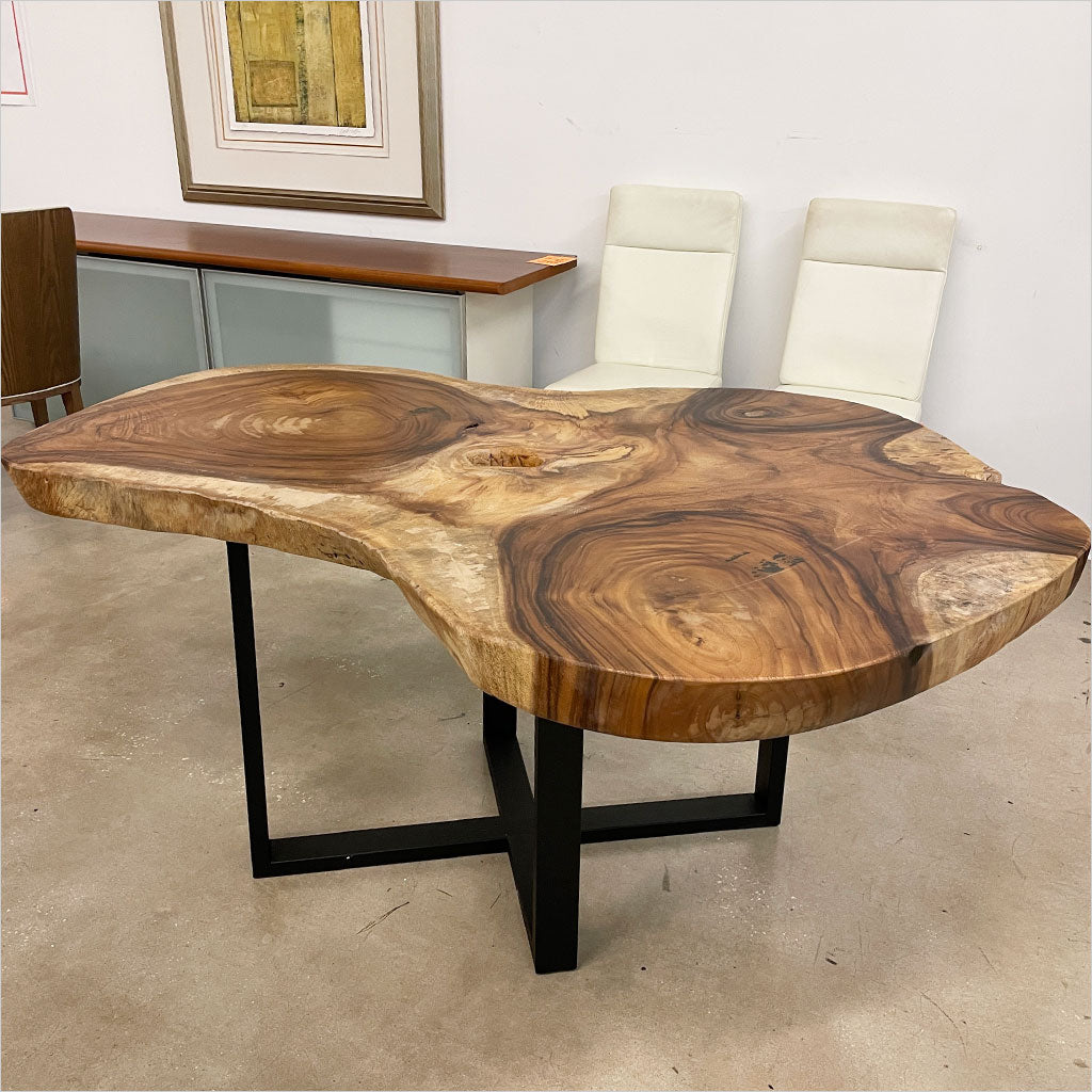 Wood Top Dining Table - OUTLET