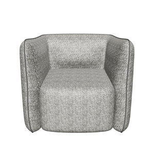 Basu Swivel Chair - Grey Black