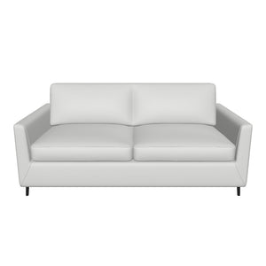 Dejavu Sleeper Sofa - Light Grey Leather