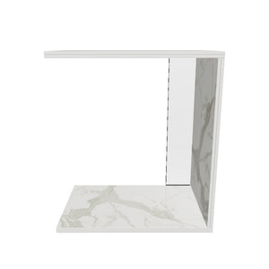 Luigina End Table - Estatuario