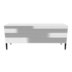 Moire Buffet - White