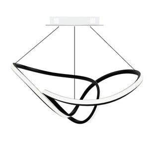 Perpetual LED Pendant - Black Chrome