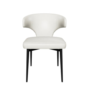 Ray Dining Chair - Off White Anthracite