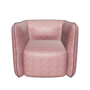 Ricco Swivel Armchair - Cameo Rose