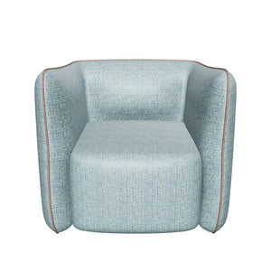 Ricco Swivel Armchair - Light Teal