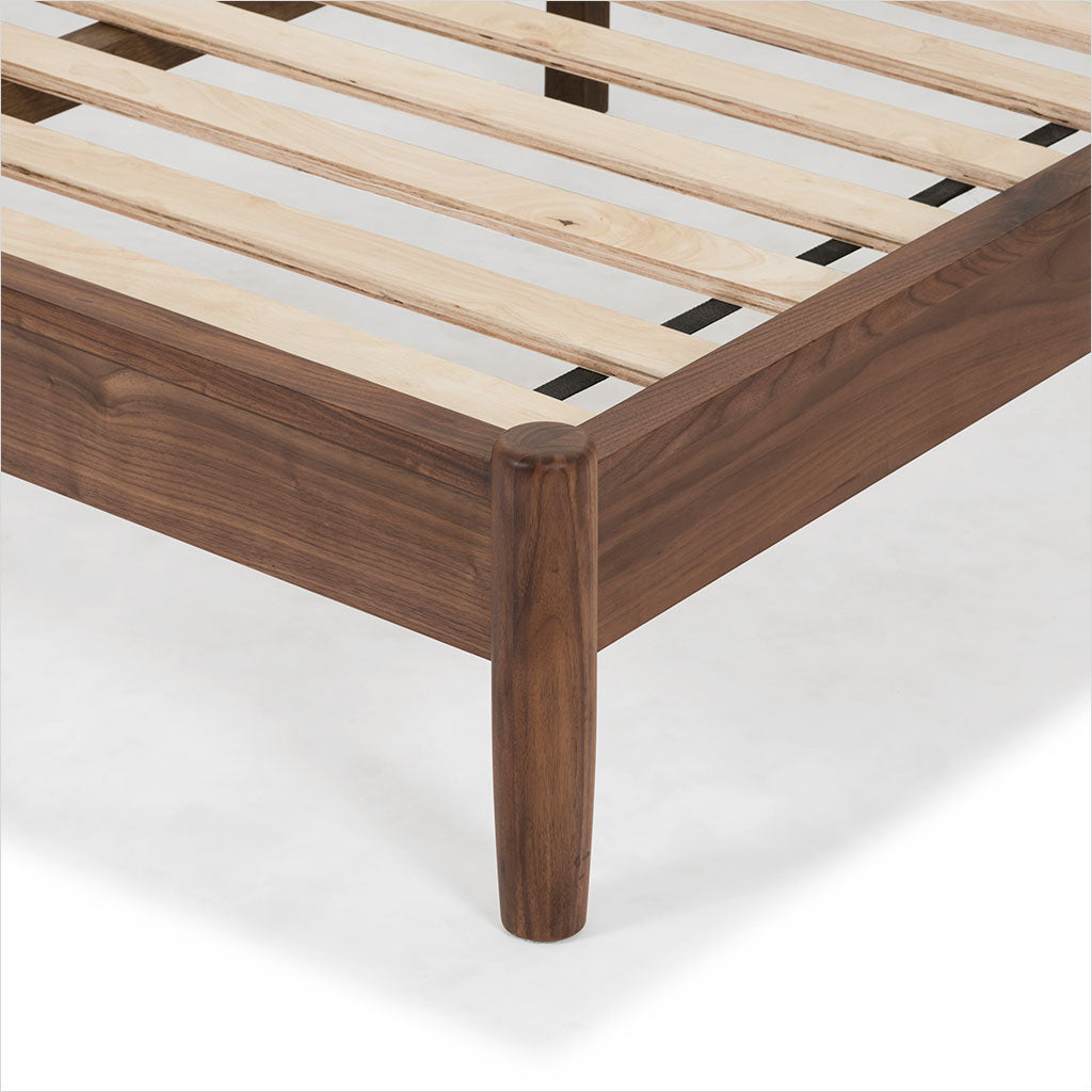 Lucerne Platform Bed - Walnut - Scan Design | Modern and Contemporary ...