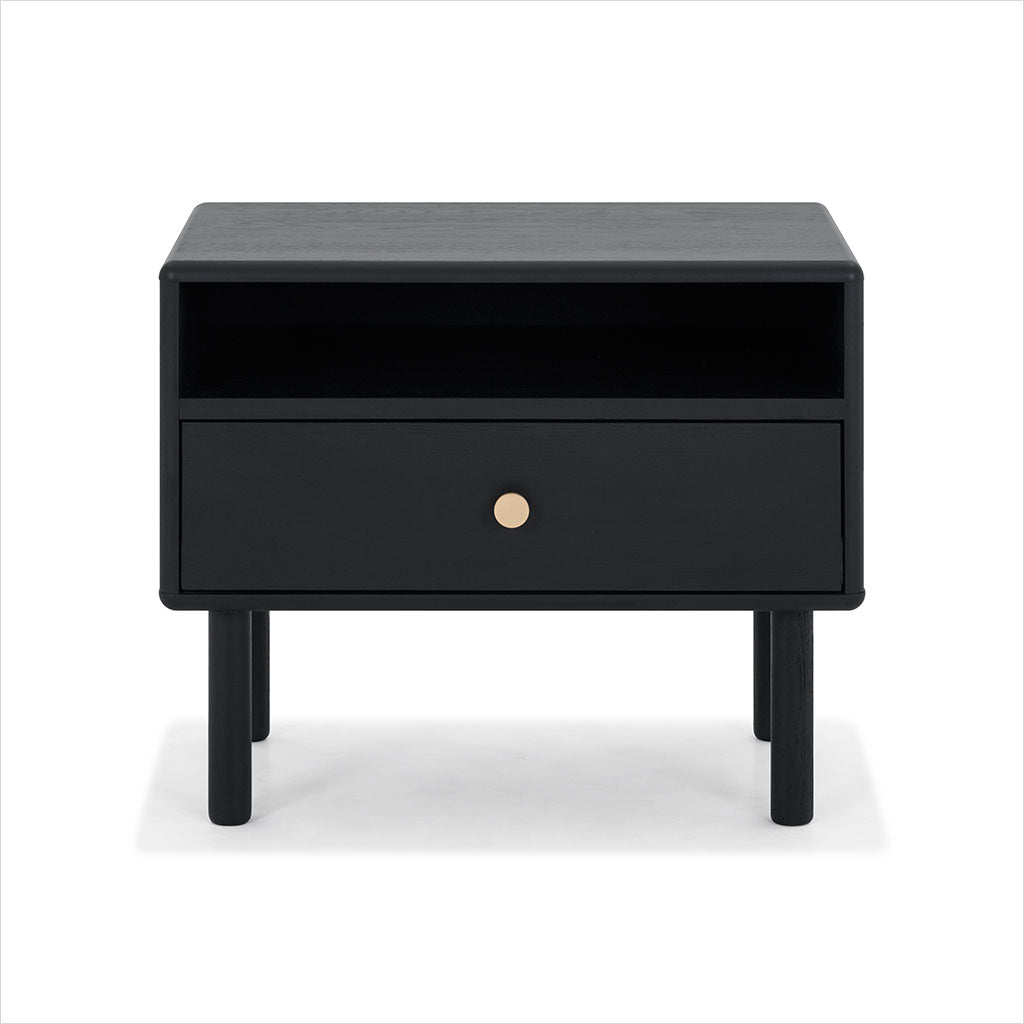 Black nightstand modern online