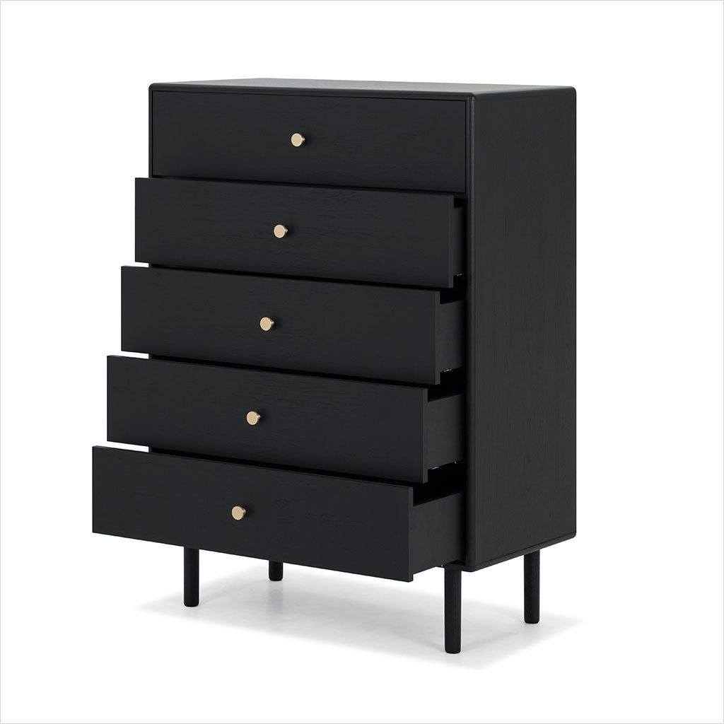 Lucerne High Chest Black Scan Design Modern and Contemporary Furniture Store