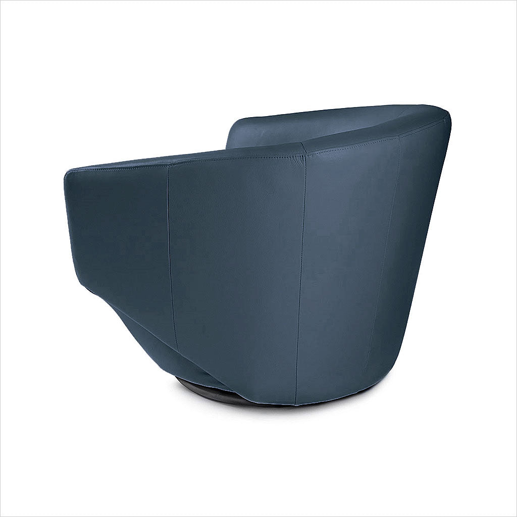 Capri Swivel Chair - Blue - Scan Design