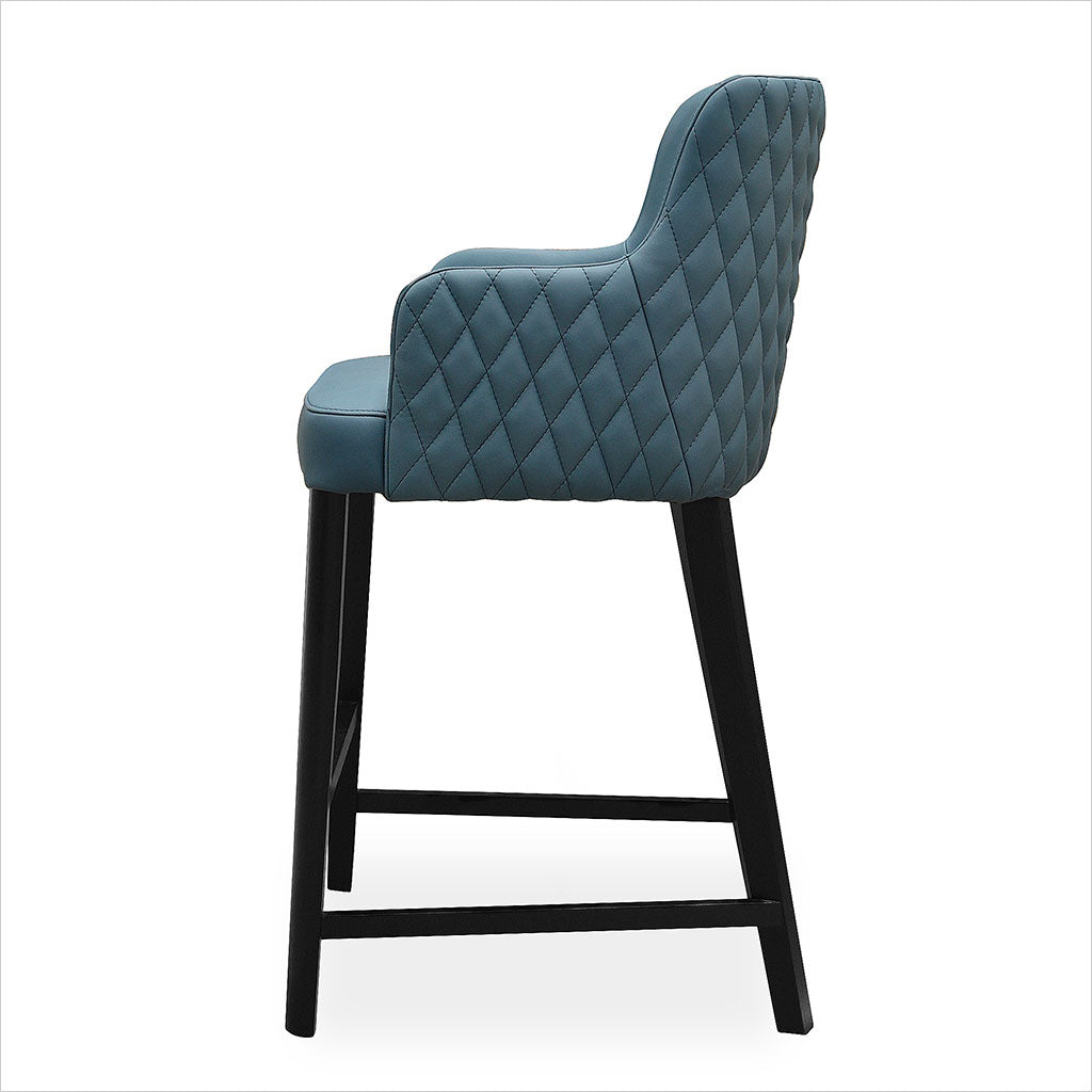 Lucy Counter Stool Slate Blue Scan Design Modern and