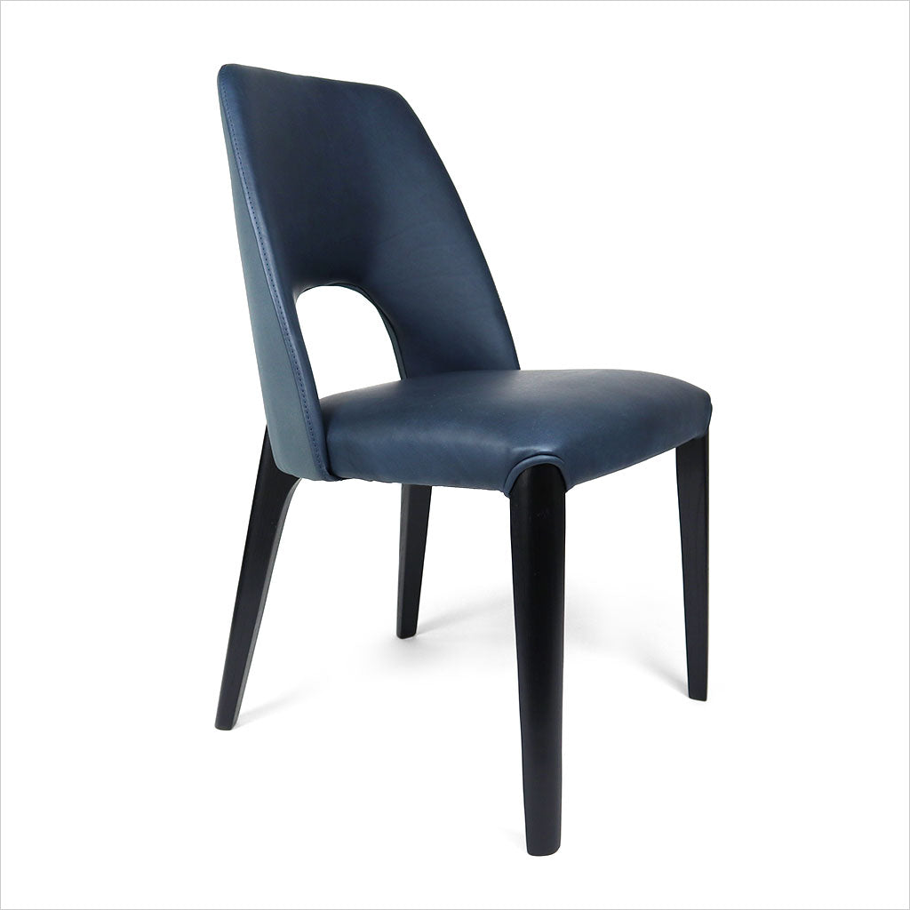 Modern blue dining discount chairs